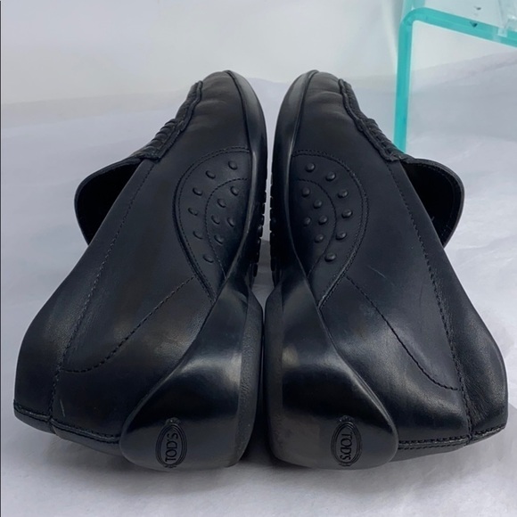 Men’s Tod’s Sz 7.5 Black Leather Slip On Shoes main image 15